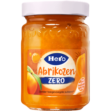 Hero Jam Zero Abrikozen 300g