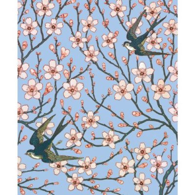 Almond Blossom And Swallow Card