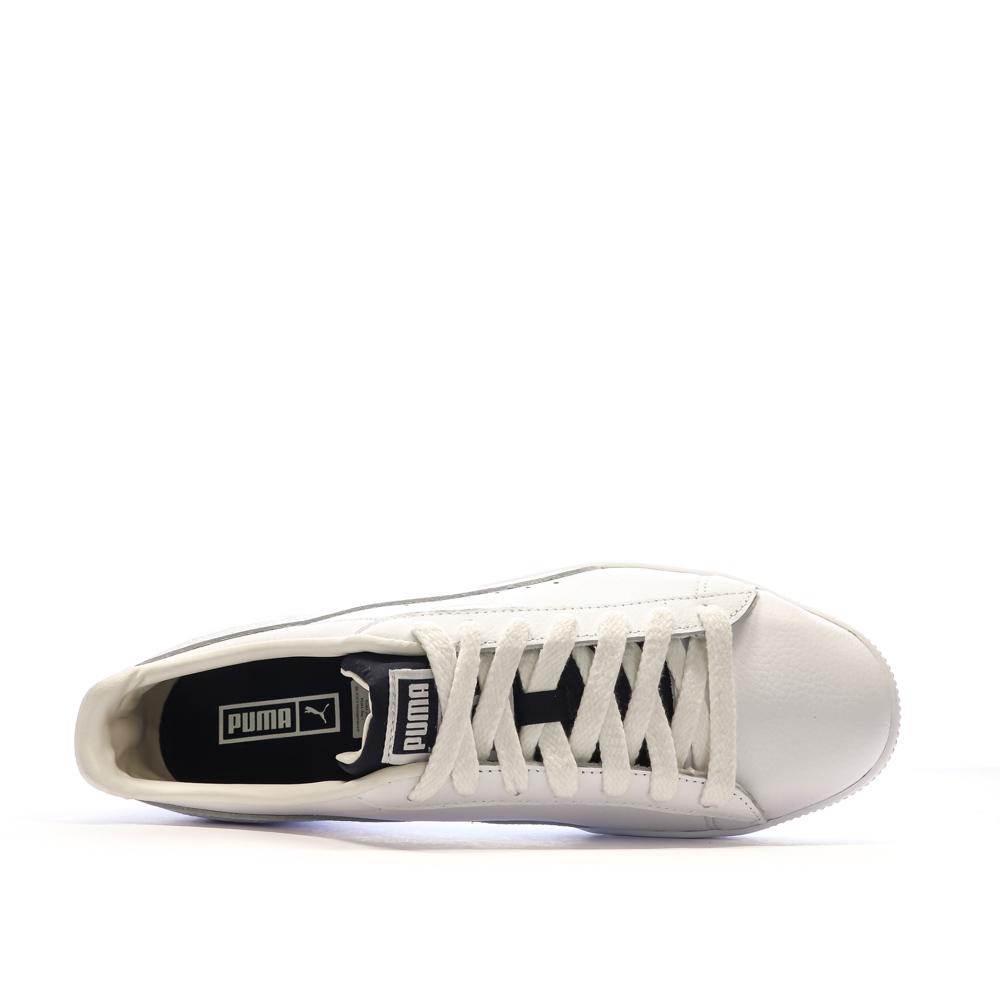 Puma Baskets Blanches Femme Puma Clyde Varsity