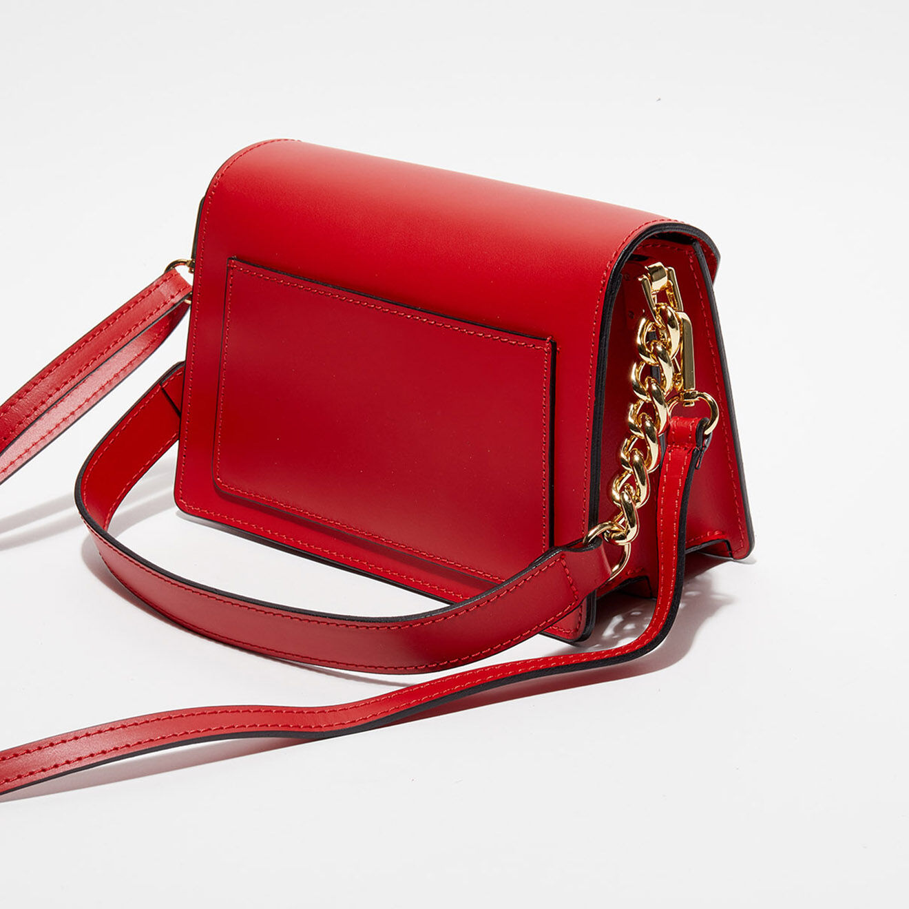 Christian Laurier Sac bandoulière en Cuir Ava rouge -  22x14x10 cm