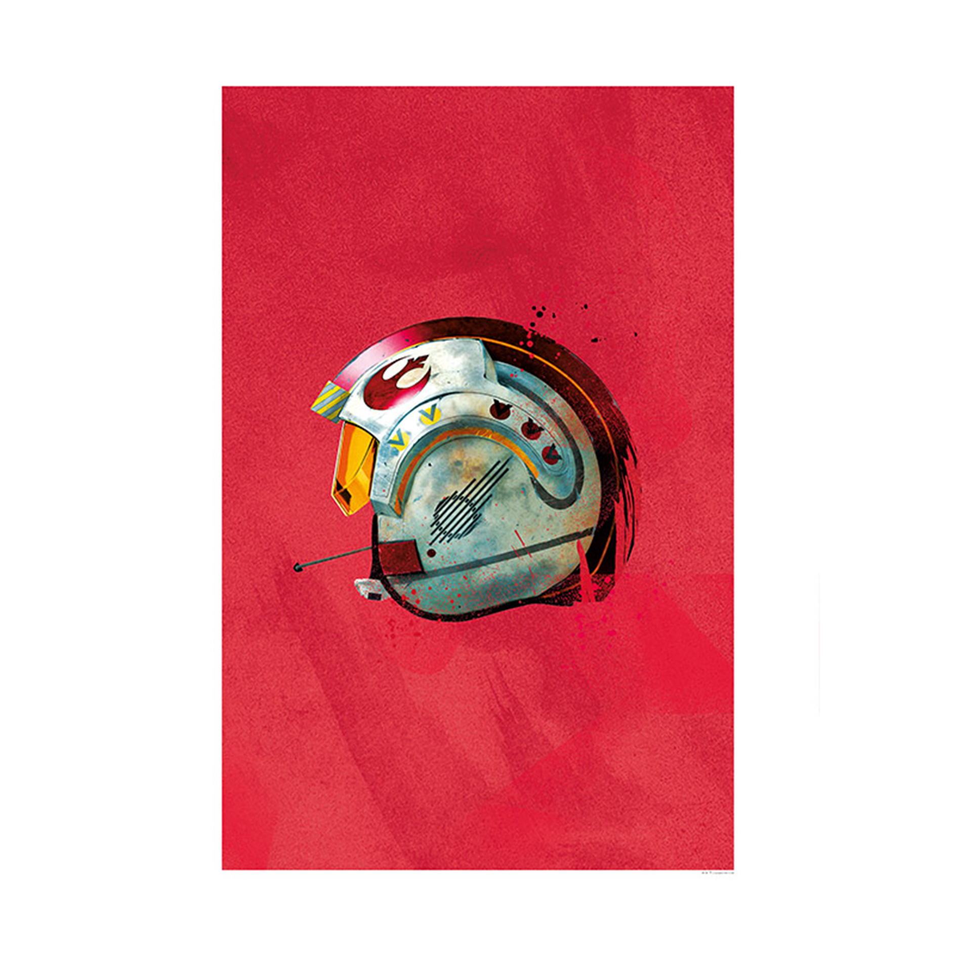 Wandbild STAR WARS CLASSIC HELMETS - 50x70 cm