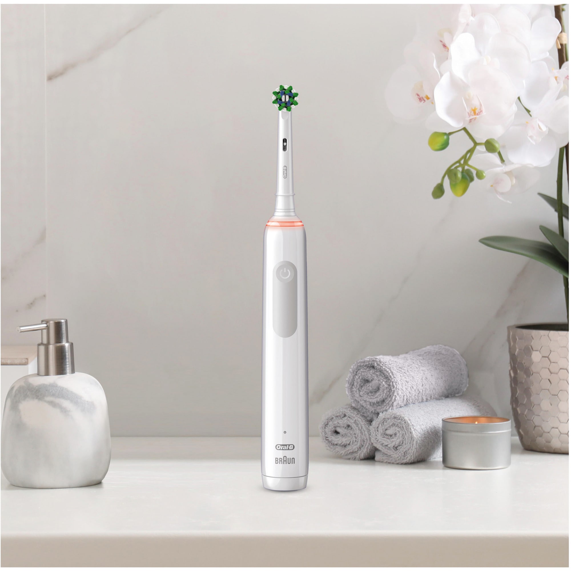 Braun Elektrische Zahnbürste Oral-B Pro 3 3500 mit Reiseetui
