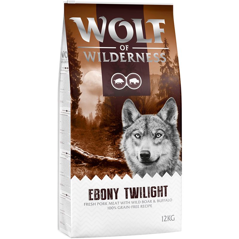 Wolf of Wilderness Ebony Twilight, gibier, buffle - sans céréales