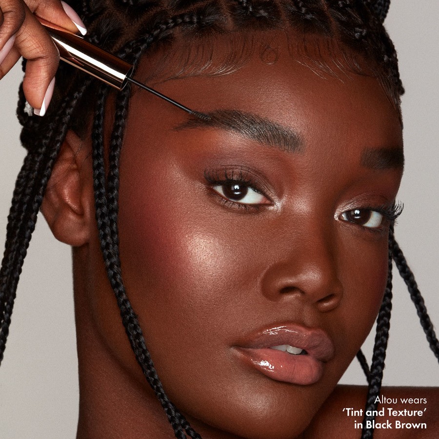 Iconic London Brow Gel Tint and Texture Black Brown 3ml