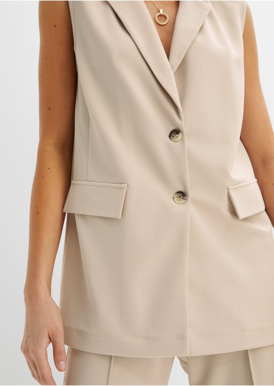 Gilet sans manches long