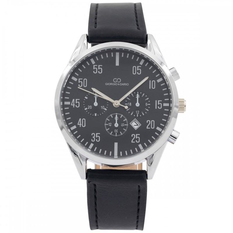Jolie Montre Homme Noir GIORGIO