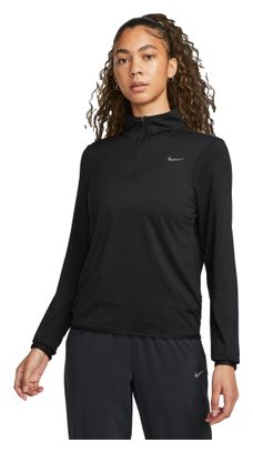Haut 1/4 zip Nike Swift Noir Femme