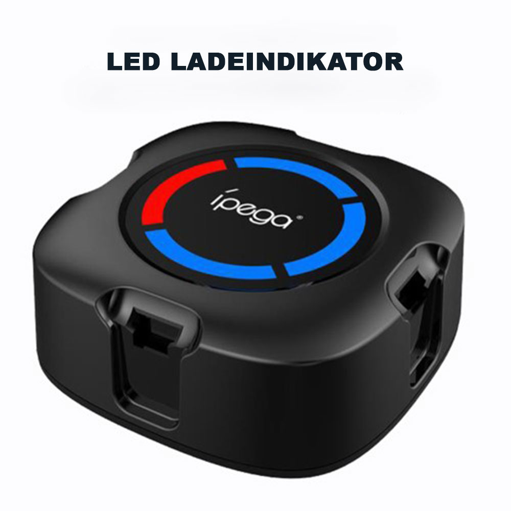 (4-fach) Ladestation Charging Dock für Nintendo Switch / OLED Joy-Con mit LED Ladeindikator - Schwarz