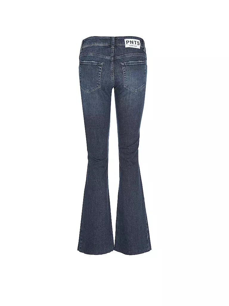 PNTS Jeans Flared Fit THE BOOTY blau
