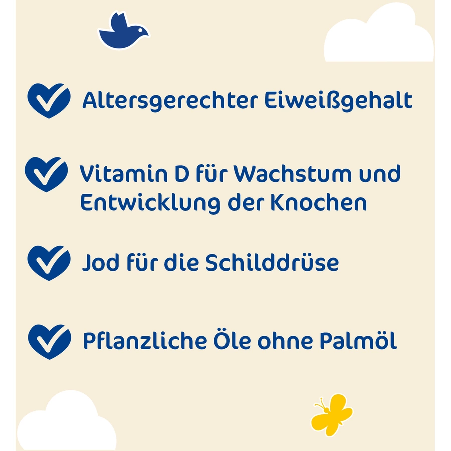 Milupa Kindermilch Milupino trinkfertig 1 l 1 bis 3 Jahre
