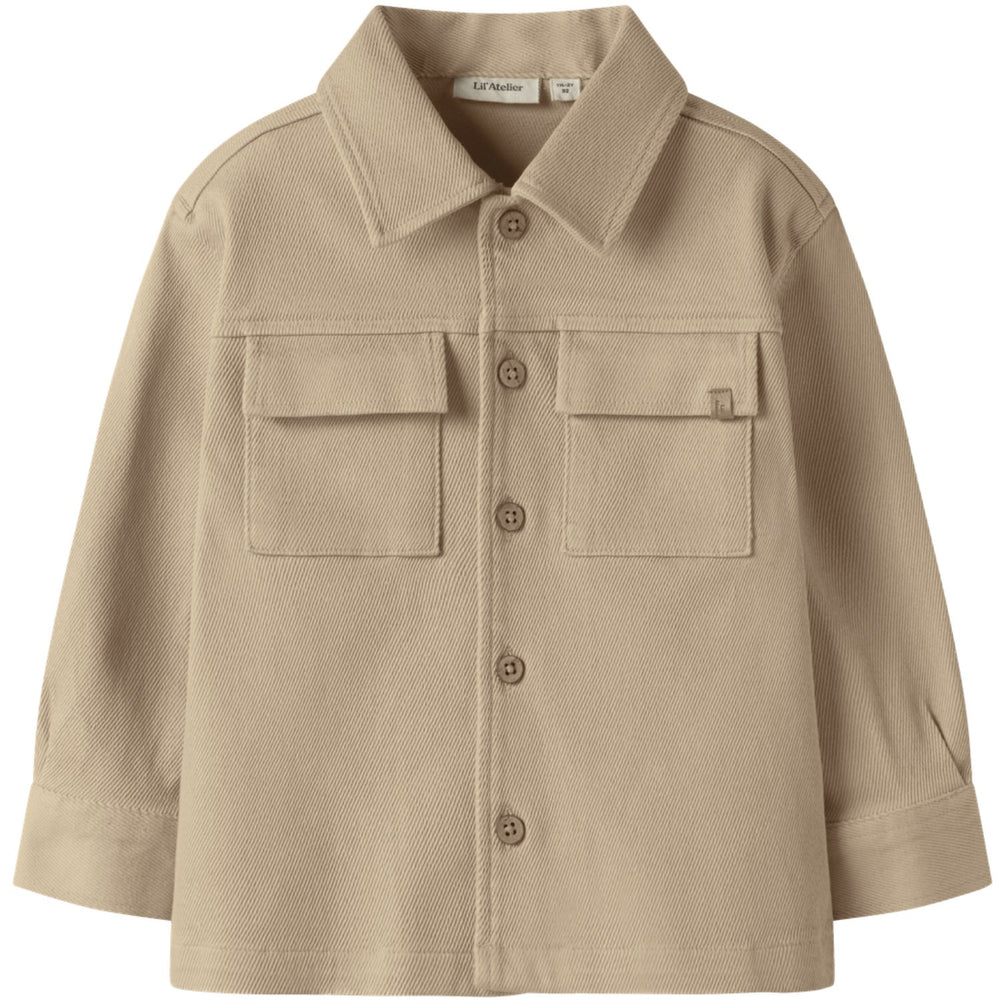 Køb Lil'Atelier Irish Cream Nmmtaru Loose Twill Skjorte 1177-Dj Lil