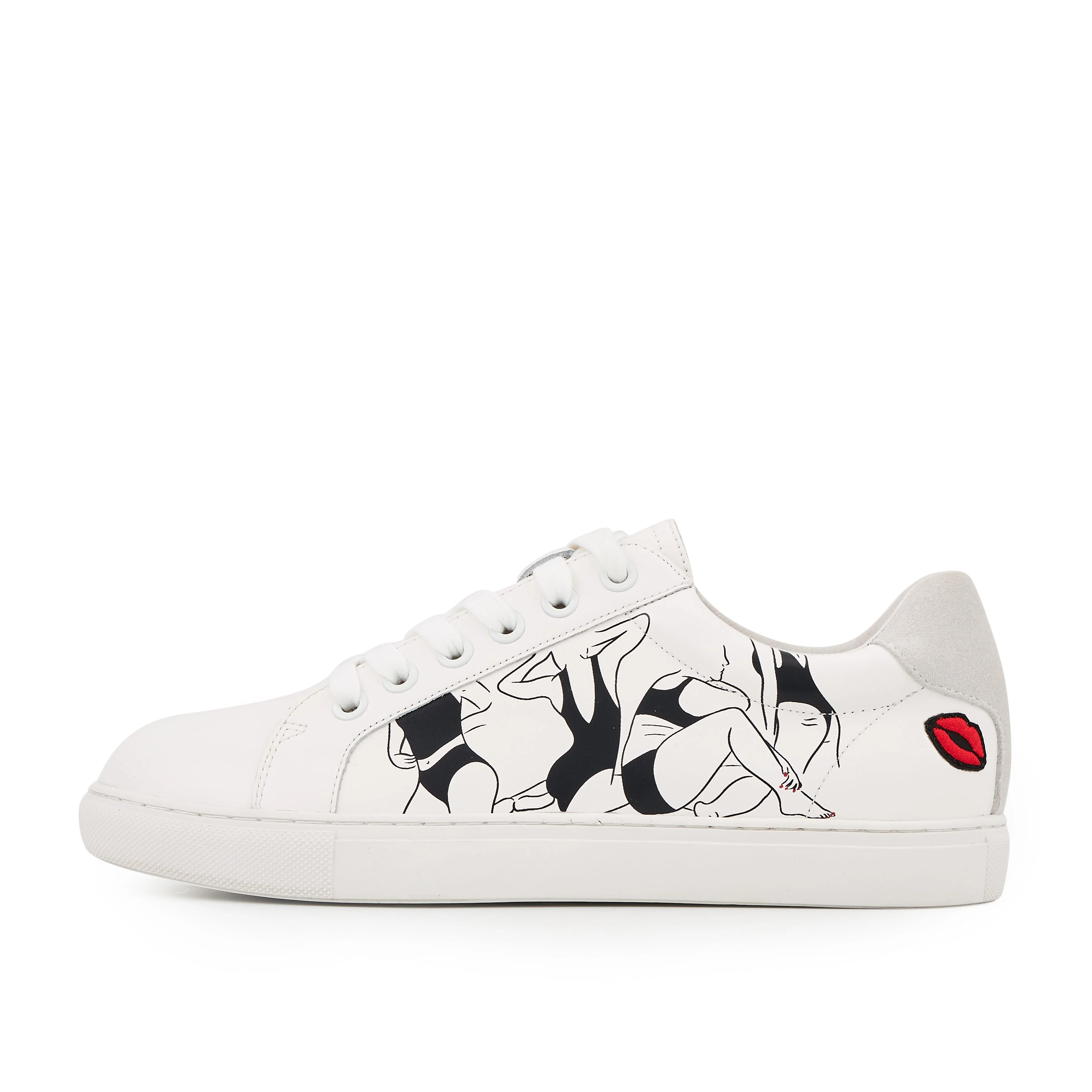 SIMONE ARTDESMAUX EVERY BODY - Sneakers en cuir | Blanc