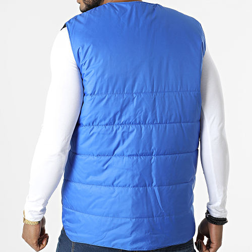Doudoune Sans Manches Réversible Real HG8685 Bleu Roi Noir