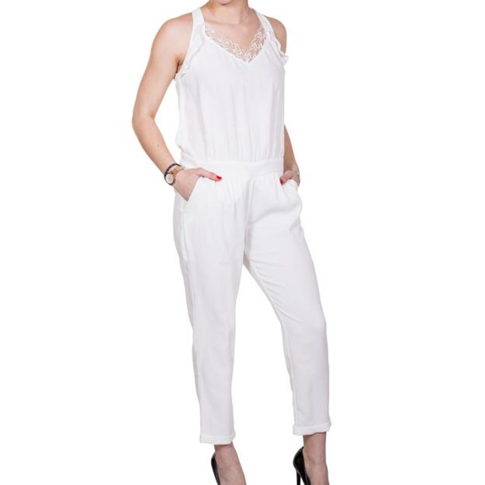 Teddy Smith Combinaison Blanche Femme Teddy Smith Collyn