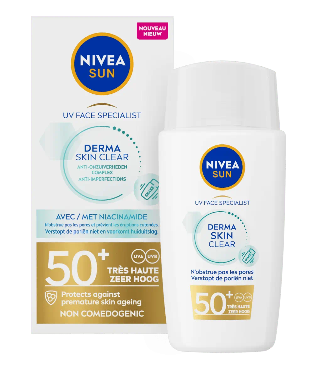 FLUIDE UV VISAGE DERMA SKIN CLEAR FPS 50+