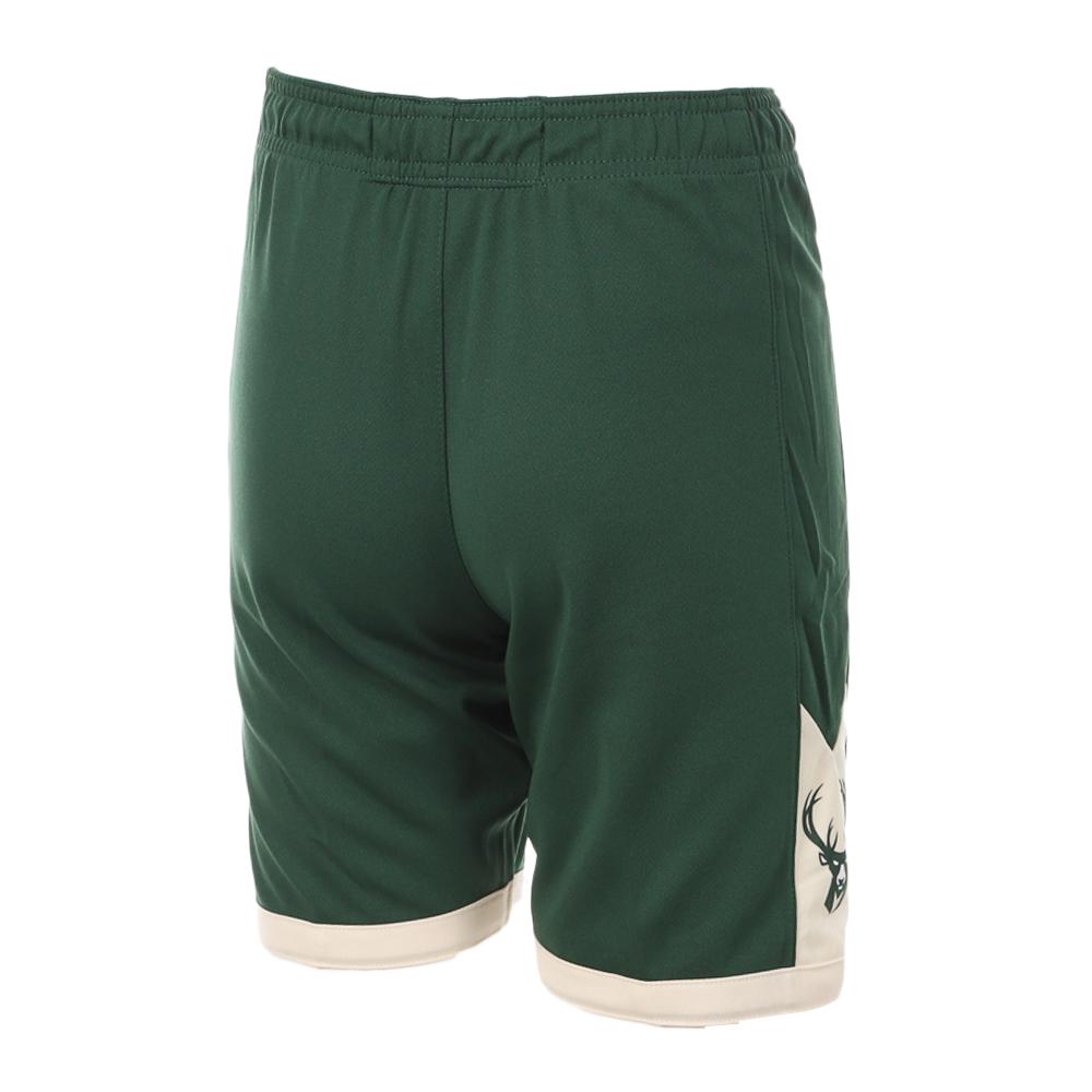 NBA Short de Basketball Vert/Beige Garçon NBA MILWAUKEE BUCKS