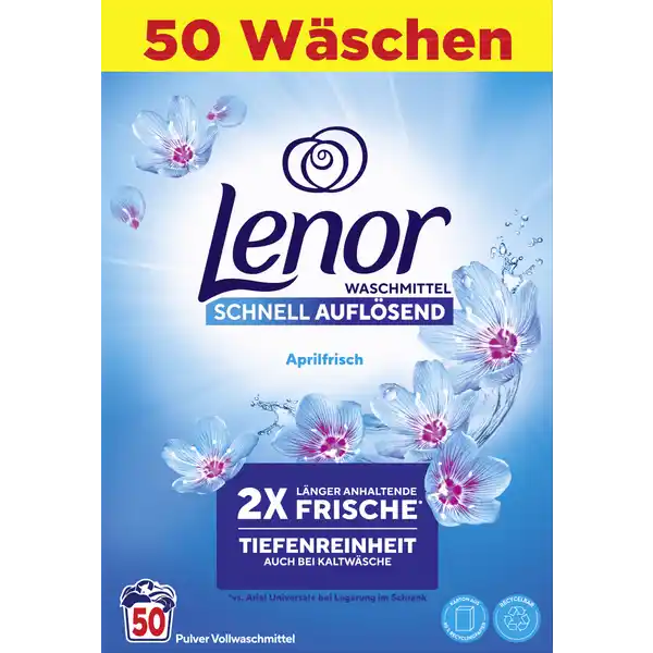 Vollwaschmittel Pulver Aprilfrisch 50 WL