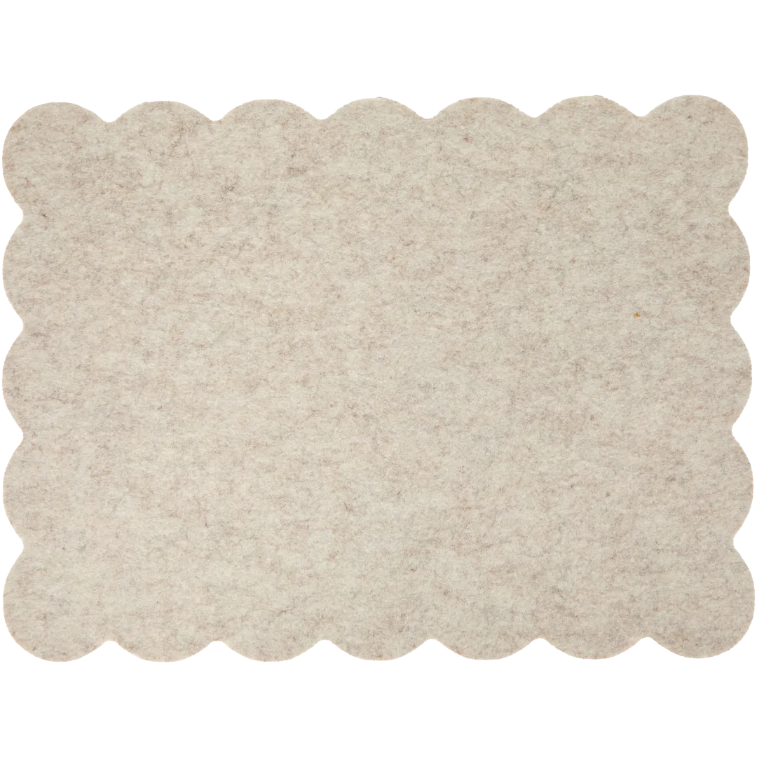 Placemat van vilt 33 x 44 cm | diverse kleuren