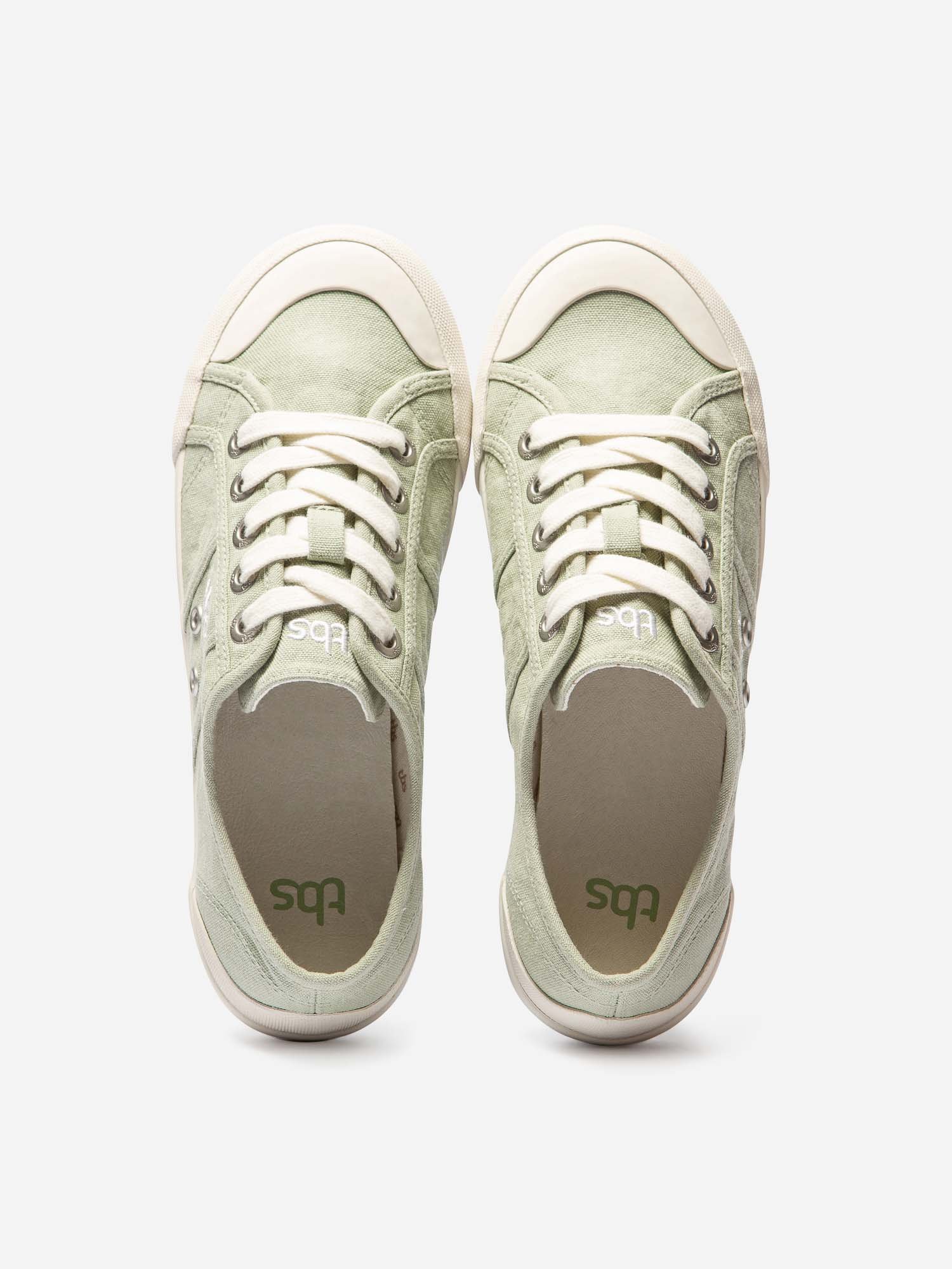 Tennis Femme En Toile Vert