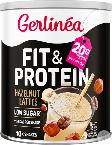 Gerlinéa Fit & Protein Shake Saveur Hazelnut Latte 340g
