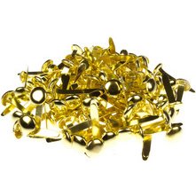 Attache parisienne à tête ronde, cuivré, 25 mm