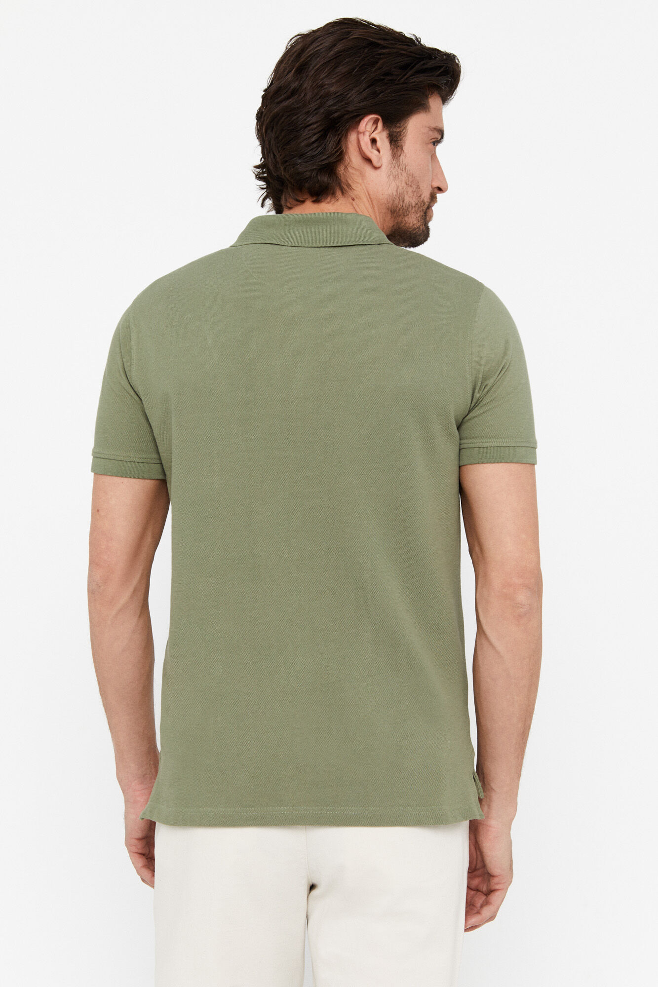 Polo básica piqué slim - Pernas