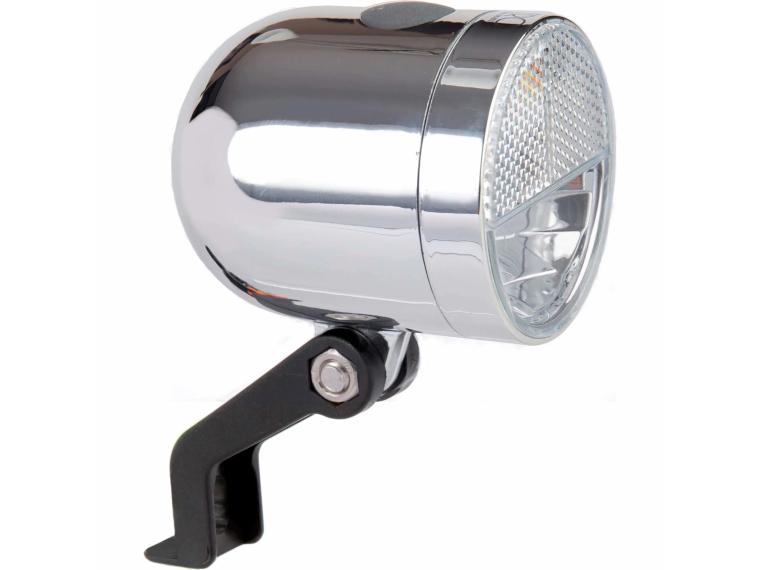 Ikzi Koplamp Nero retro look chroom Koplamp
