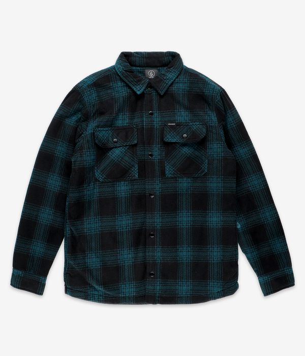 Volcom Bowered Fleece Hemd (evergreen)