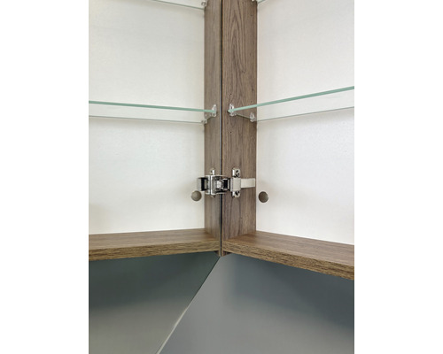 Sanox K-Line spiegelkast 60 x 13 x 70 cm beton antraciet 1-deurs