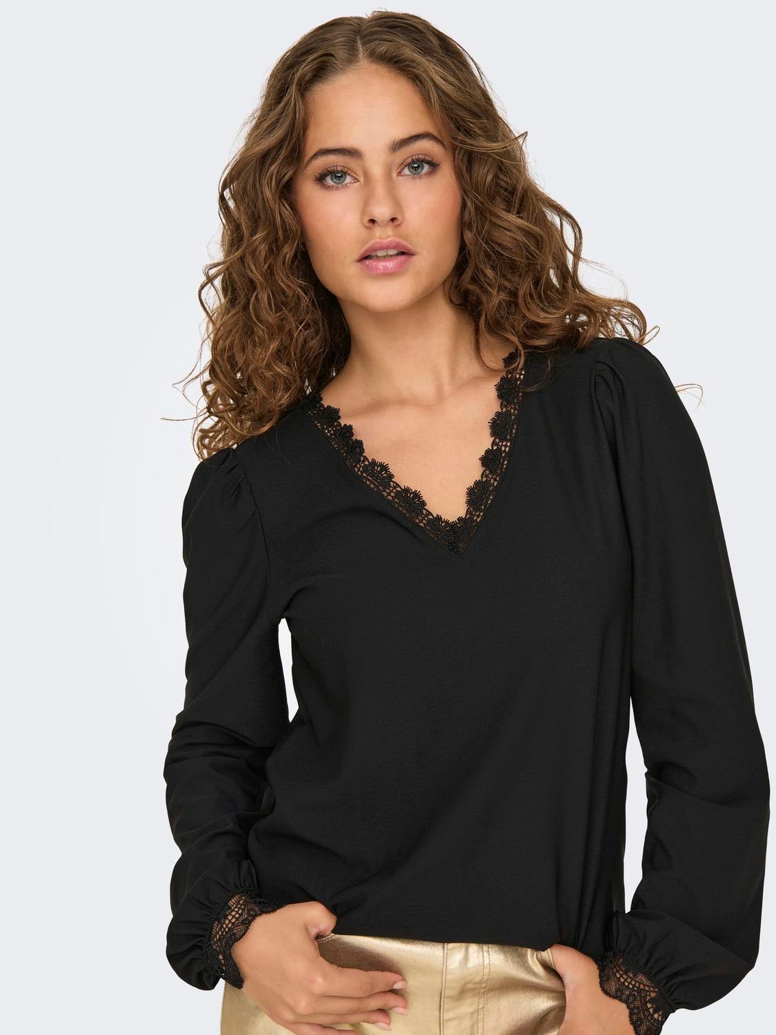 ONLSILJA Top Black