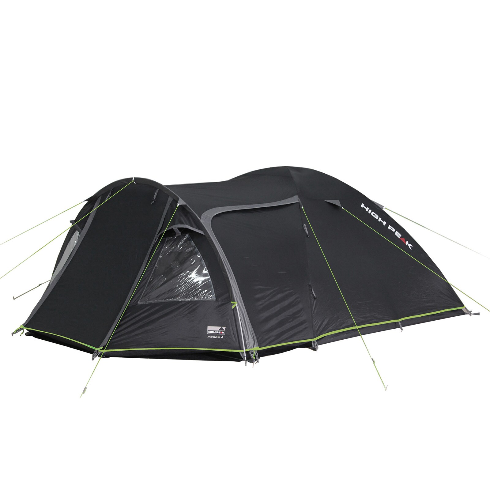 HIGH PEAK Iglu Zelt Mesos 4 Personen Camping Kuppelzelt Trekking Zelt Vorraum