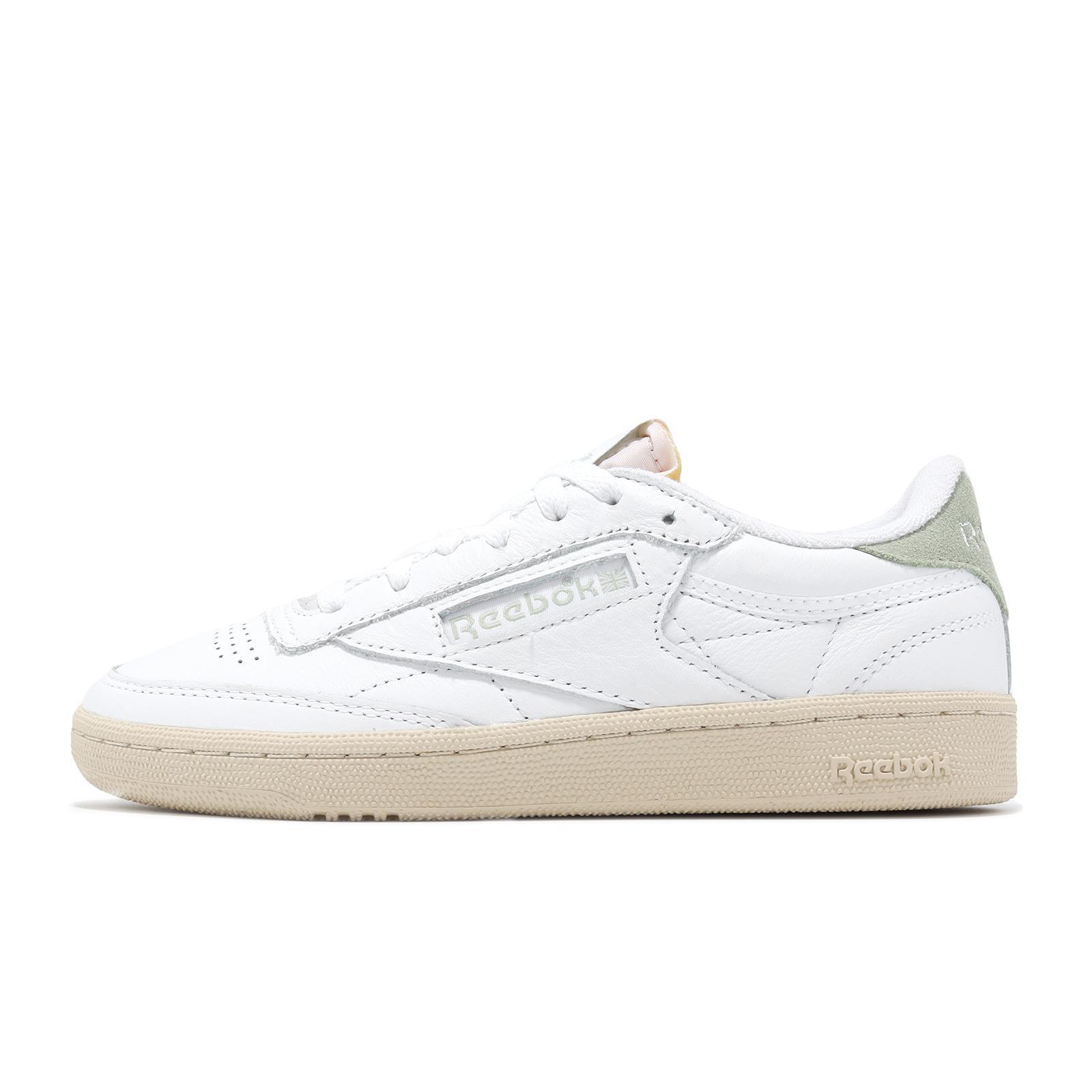Reebok Club C 85 Vintage Footwear White Vintage Green Women Casual