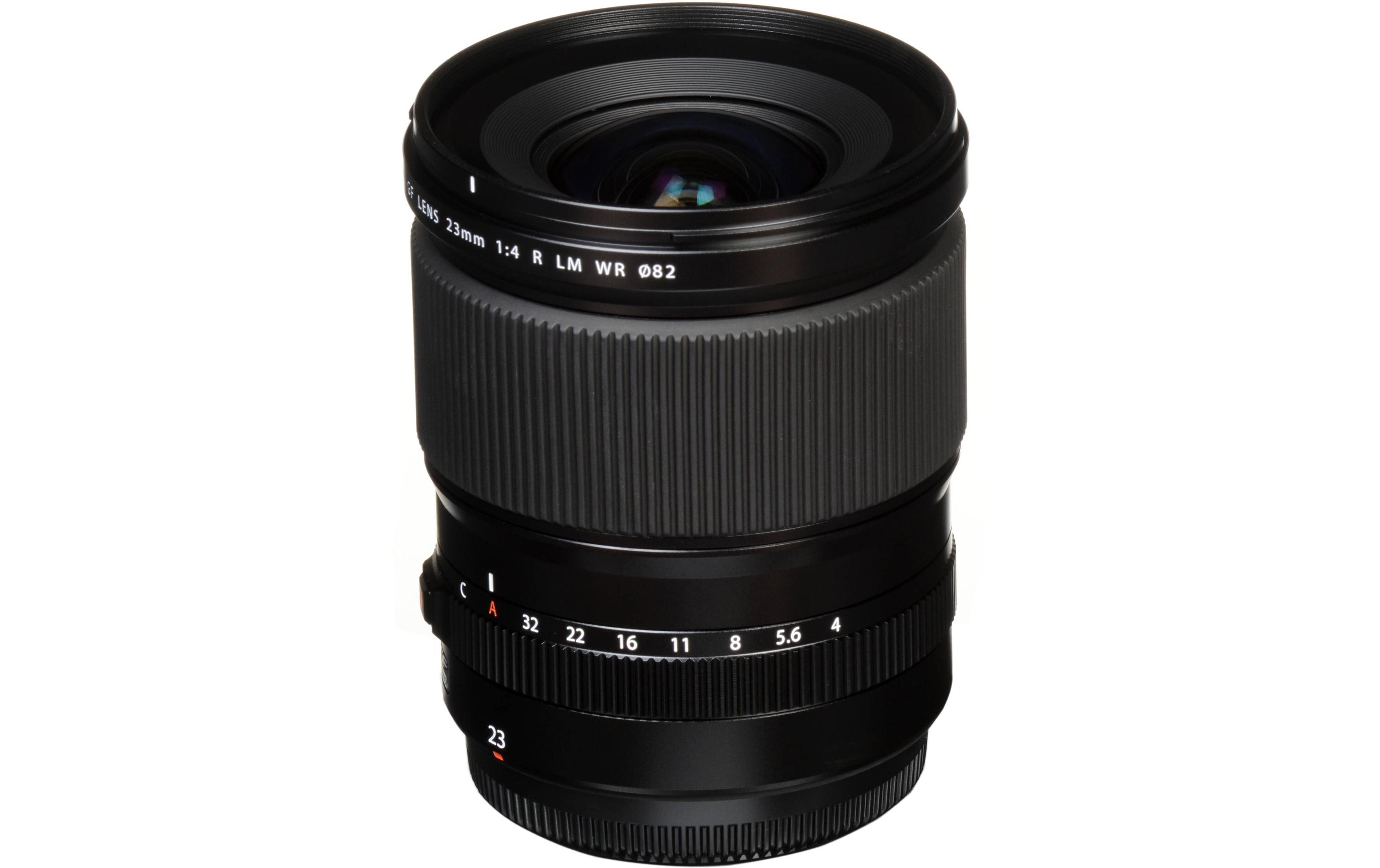 Festbrennweite FUJINON GF 23mm F/4 R LM WR – G-Mount<br>Super-Weitwinkelobjektiv ideal für die Landschafts- und Architekturfotografie geeignet
