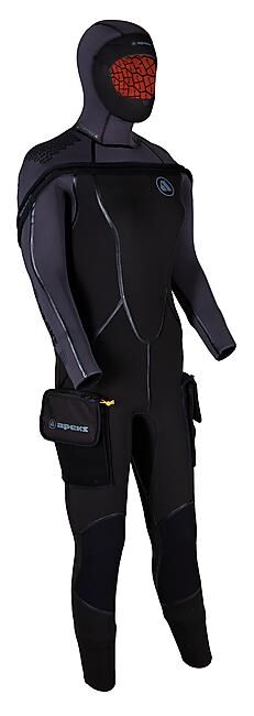 APEKS - COMBINAISON DE PLONGEE THERMIQ 8/7MM HOMME