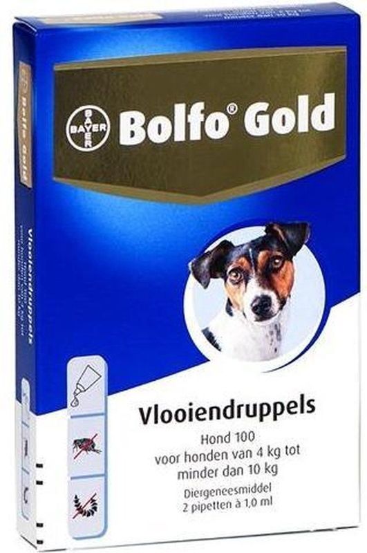 Bolfo Gold 400 Anti vlooienmiddel - Hond - >25 kg - 2 pipetten