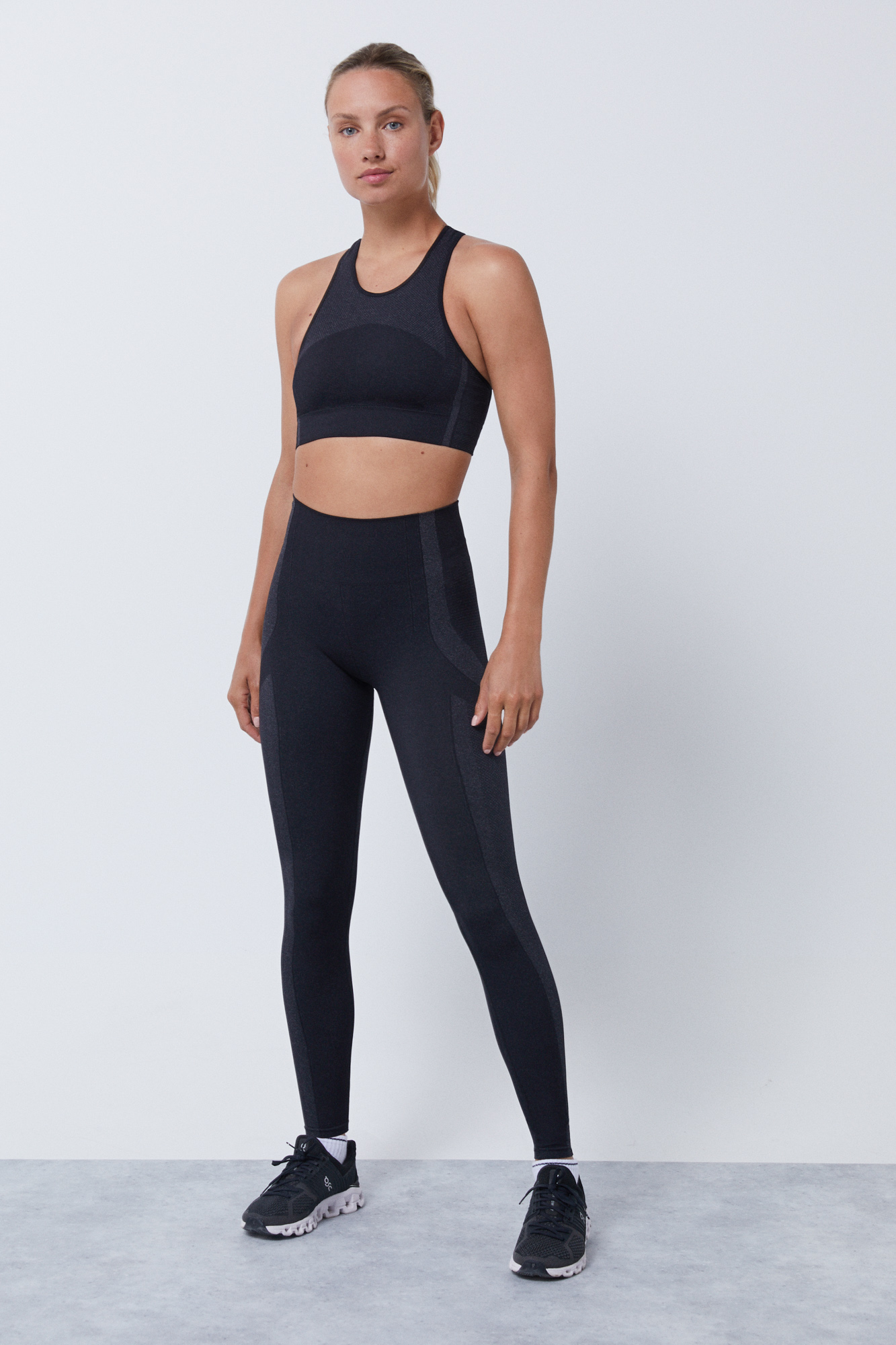 Leggings pretas sem costura