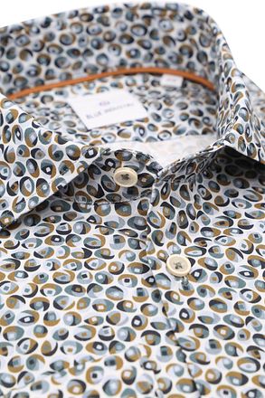 Blue Industry Overhemd Print Groen 3101.32-green kopen