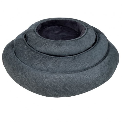Cama redonda Halo para animais de estimação, verde