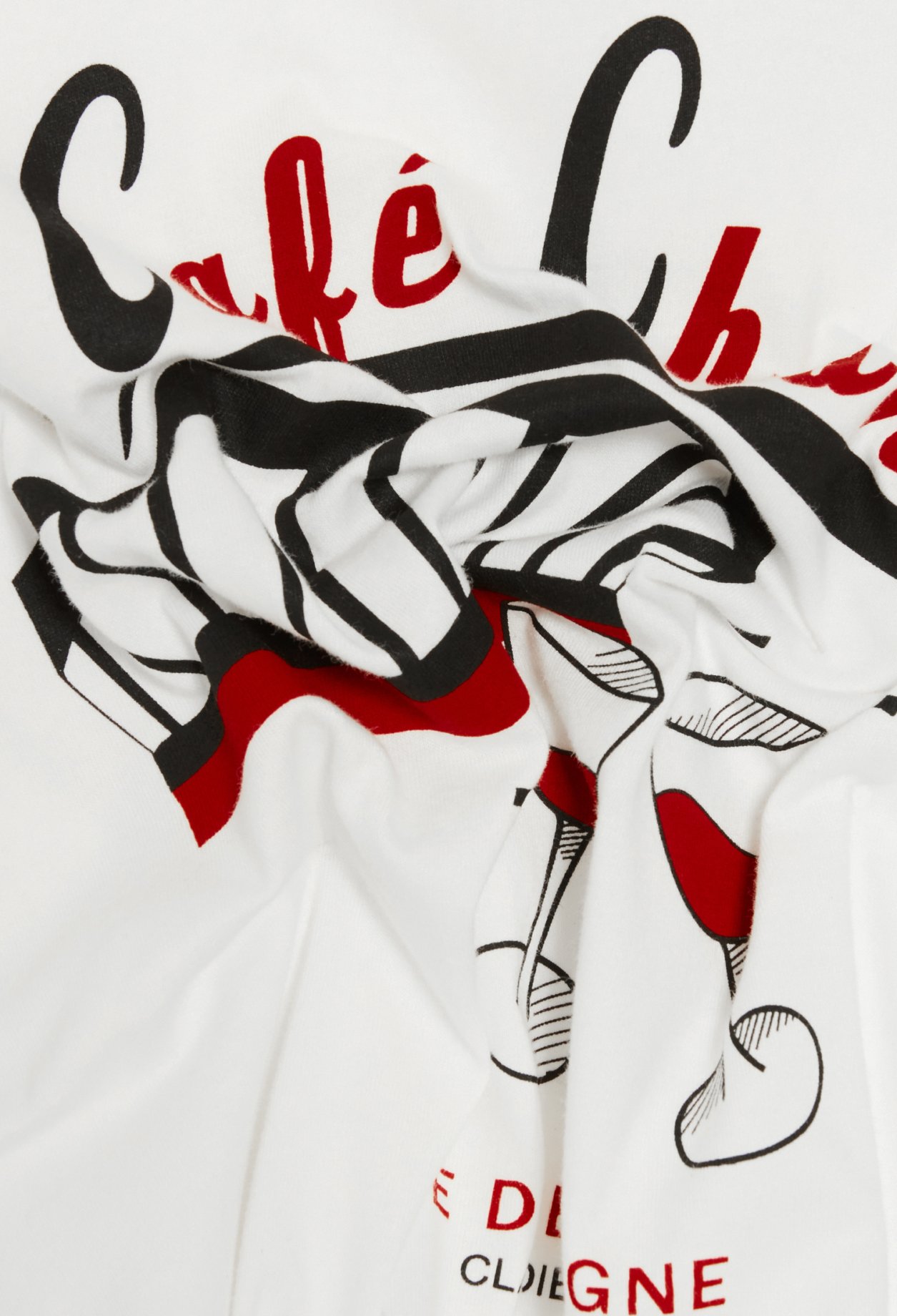 T-shirt Cafe Charlot ecru