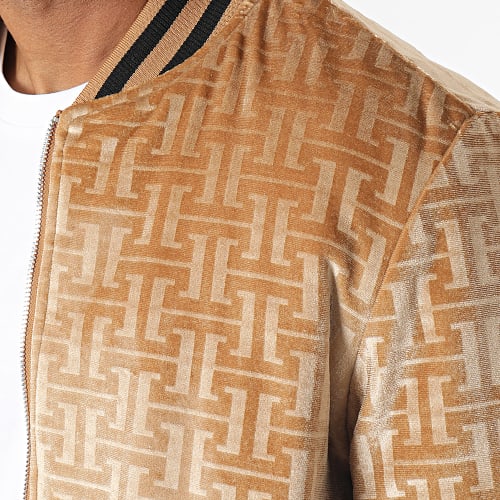 Veste Bomber Camel Réversible