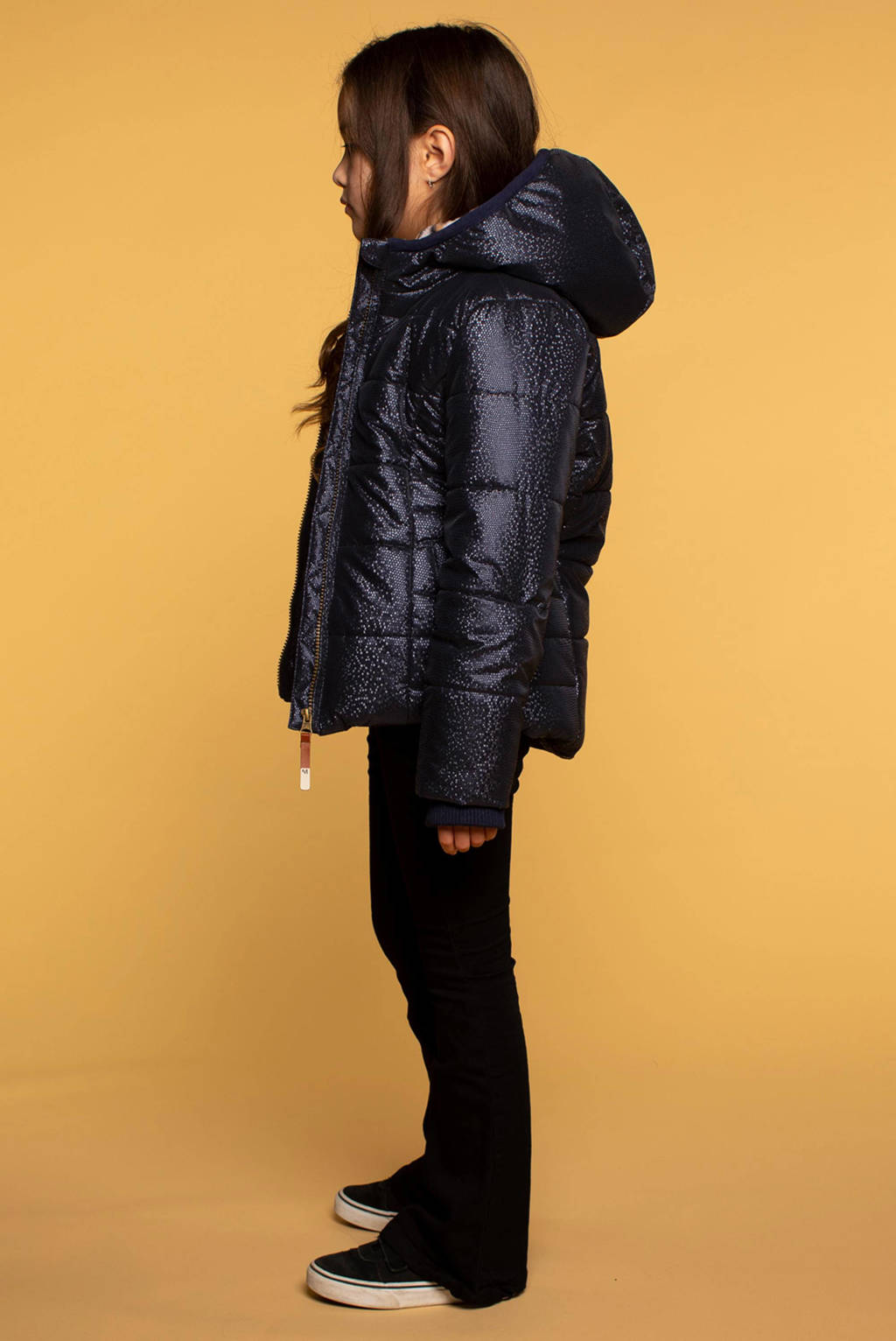 Moodstreet gewatteerde winterjas blauw