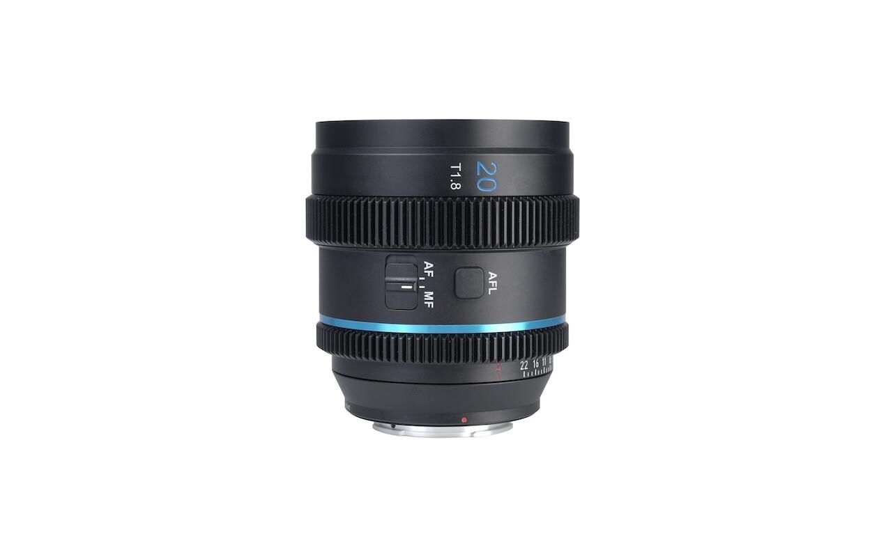 Festbrennweite 20AF133X-EB 20 mm – Sony E-Mount<br>Autofokusfähiges, anamorphotisches Prime-Objektiv