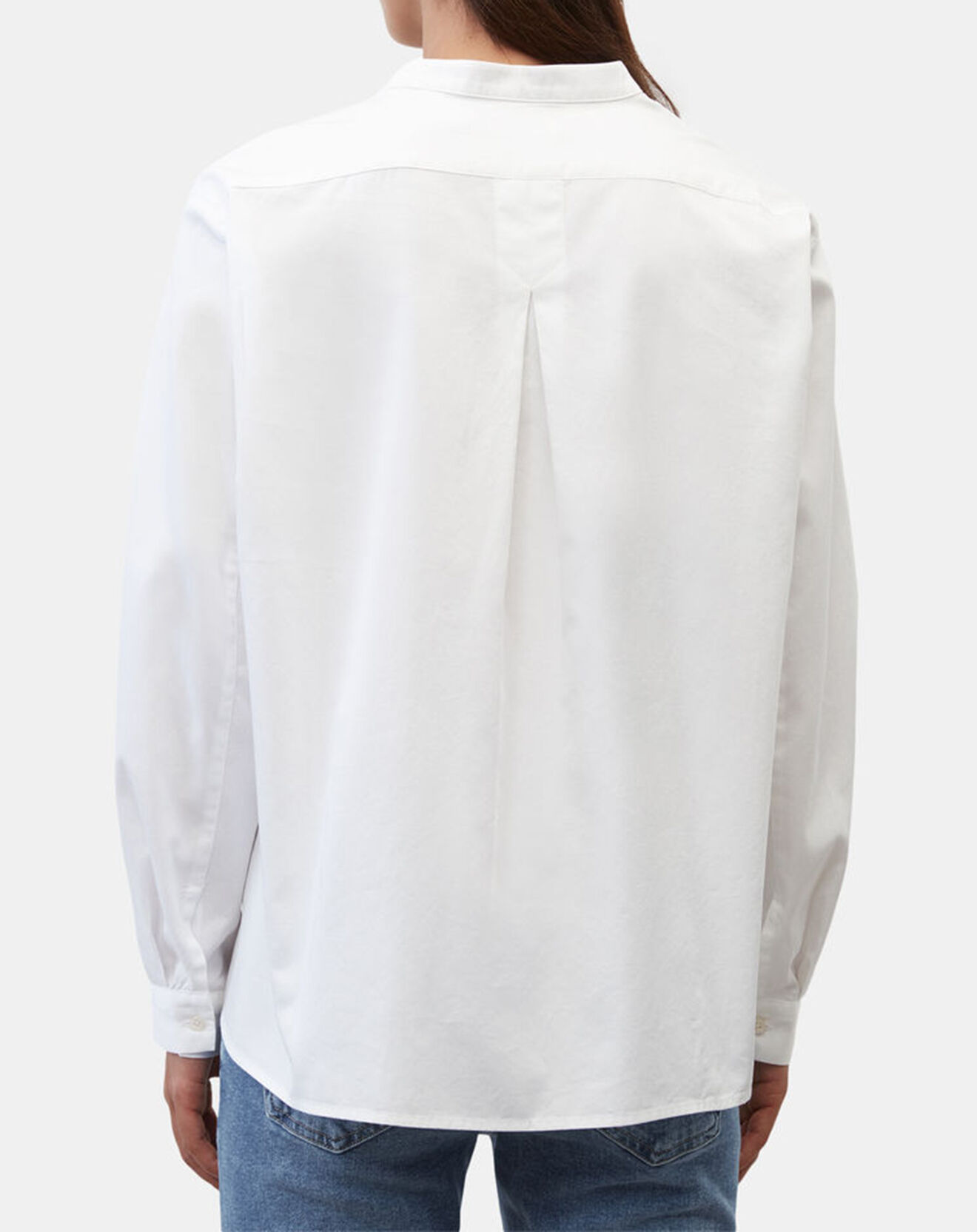 Marc O'Polo Blouse col ouvert blanche