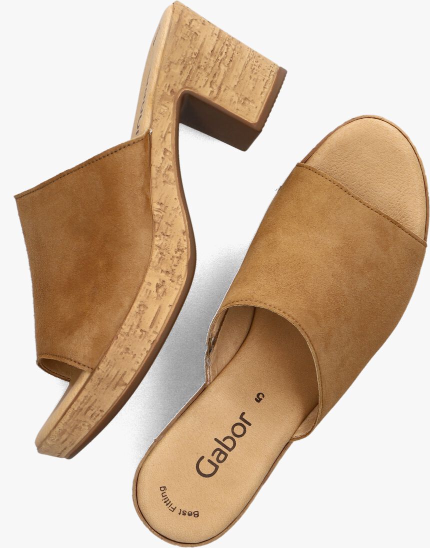 GABOR cognac gabor muiltjes 760