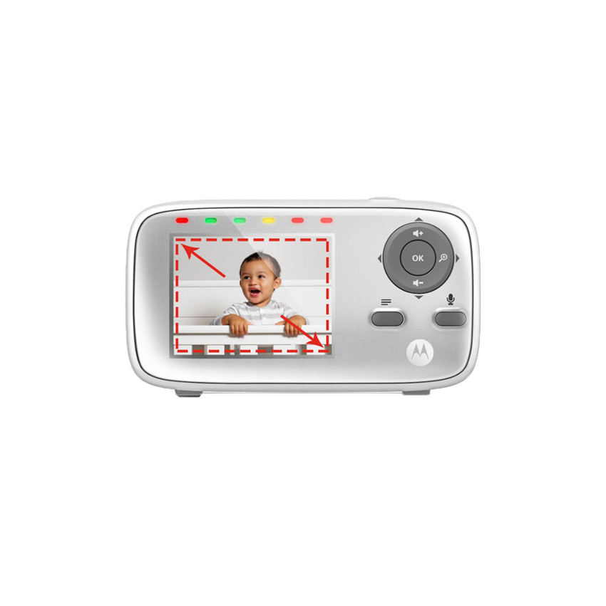 Babyphone vidéo VM483 écran 2,8