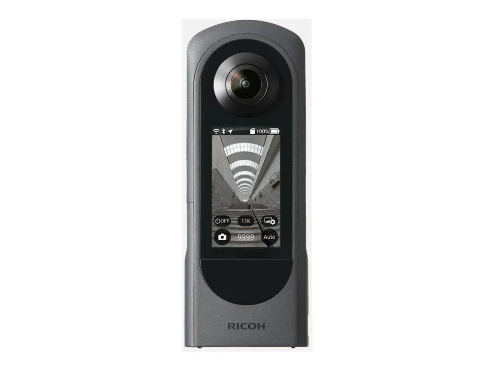 Ricoh THETA X (2023) - 360° Videokamera - 5.7K / 30 fps - 48.0 MP - flash 46 GB - flashkort - Wi-Fi, Bluetooth