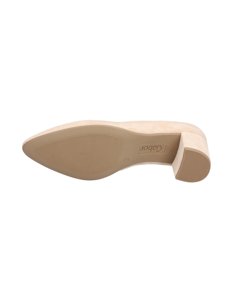 Veloursleder Pumps