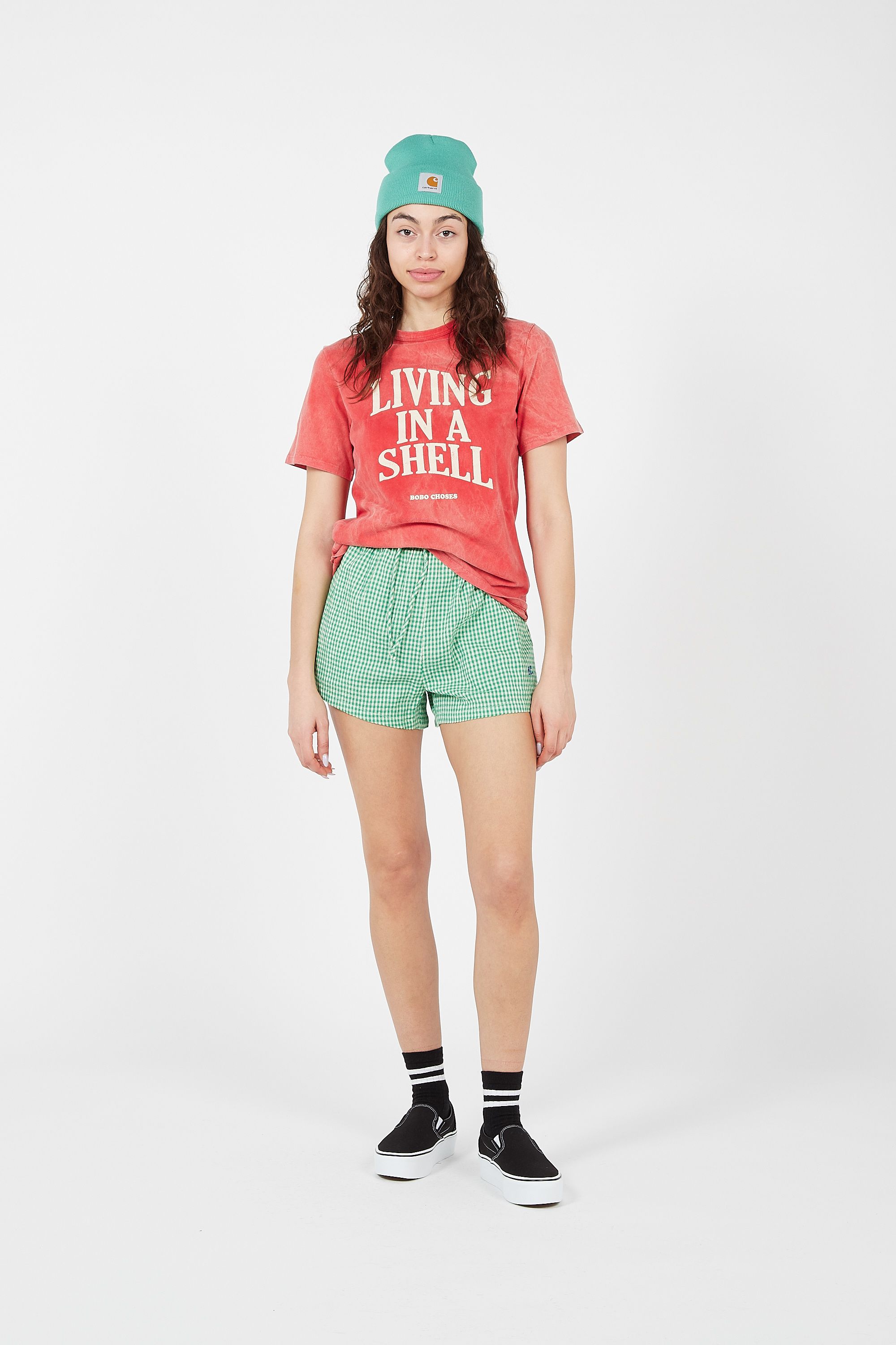 BOBO CHOSES T-shirt Living In A Shell Rouge
