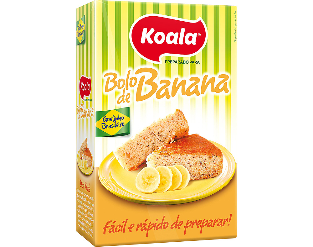 PREPARADO KOALA BOLO SABOR BANANA 435G