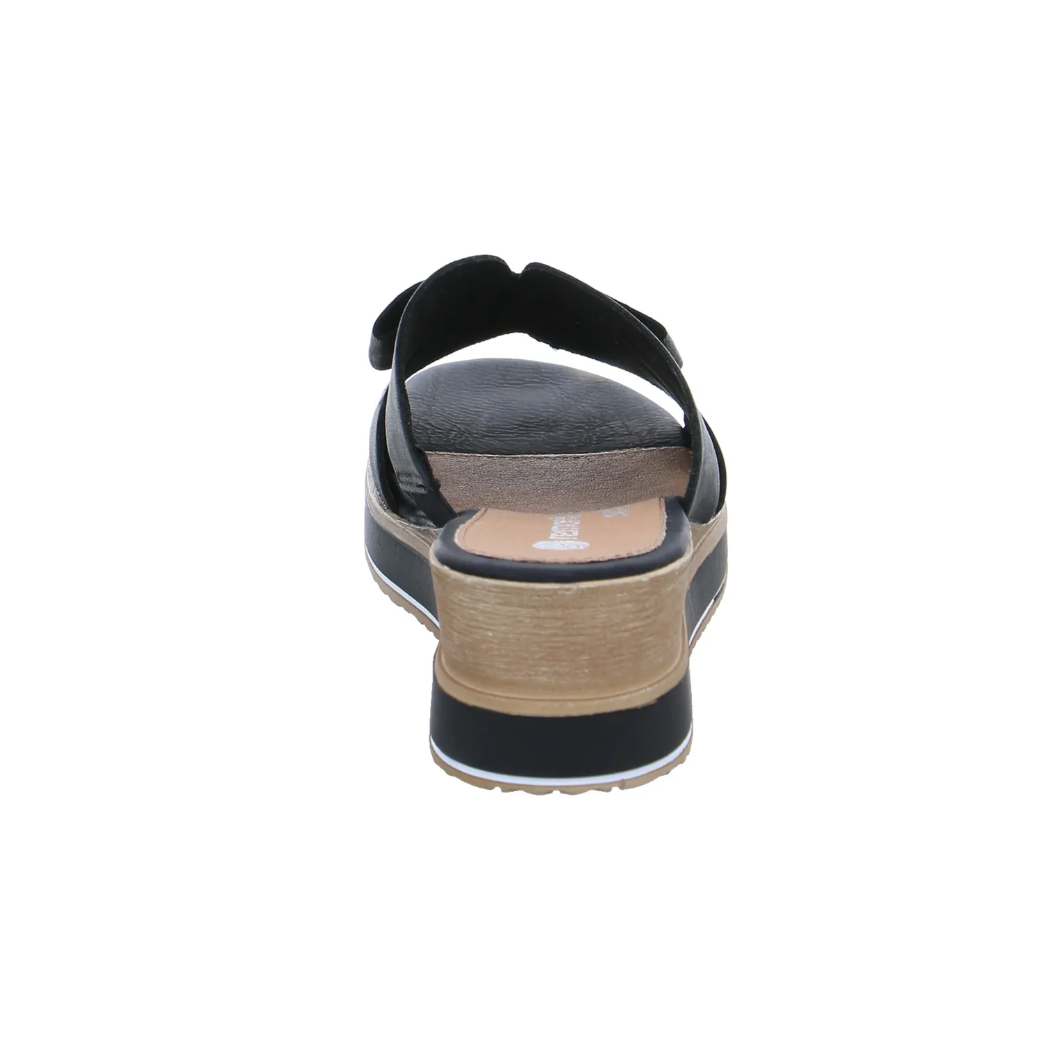 REMONTE Pantolette Schwarz Leder